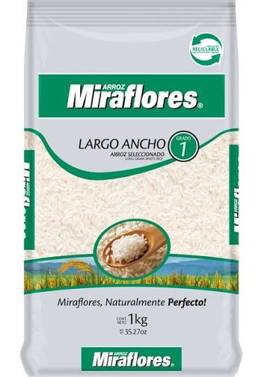 Arroz Miraflores 1 kg