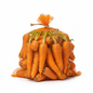 Zanahorias malla 20 kg fondo blanco