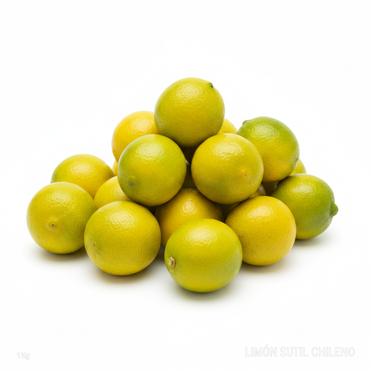 Limón sutil chileno kg fondo blanco