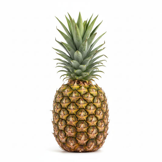 Piña unidad fondo blanco