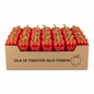 Caja pimentón rojo primera fondo blanco