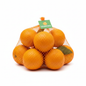 Malla de naranja fondo blanco